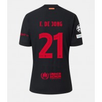 Echipament fotbal Barcelona Frenkie de Jong #21 Tricou Deplasare 2024-25 maneca scurta